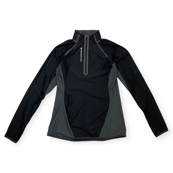 Second Skin Women’s Medium Black Running Active Pullover Jacket - Picture 1 of 7
